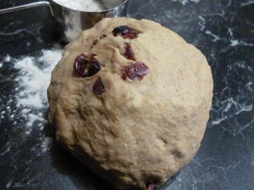 Cranberry dough