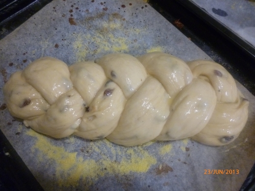 glazed and ready to bake...